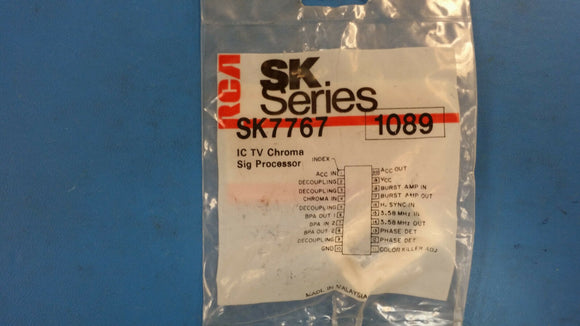 (1 PC) SK7767 (NTE1089 EQUAL) IC TV CHROMA SIG PROCESSOR