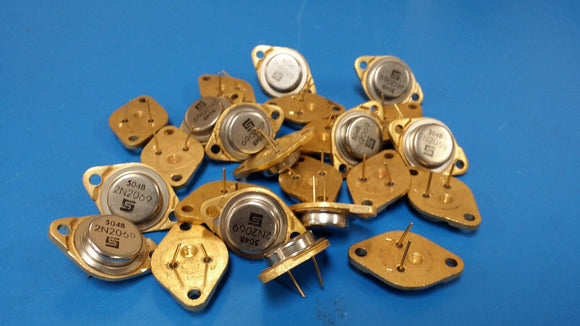 (1 PC) 2N2069 SOLID STATE (NTE104) BIPOLAR TRANSISTOR, PNP, -35V, TO-3