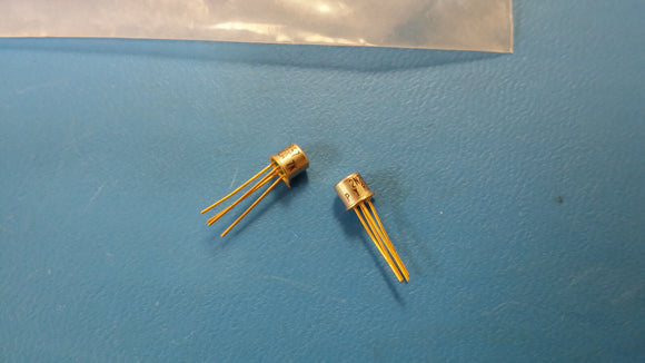 (1 PC) 2N2857 MOT Trans GP BJT NPN 15V 0.04A 4-Pin TO-72