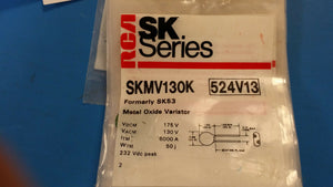 (2 PCS) SKMV130K RCA (NTE524V13) METAL OXIDE VARISTOR  130VAC/175VDC 6000A 232V