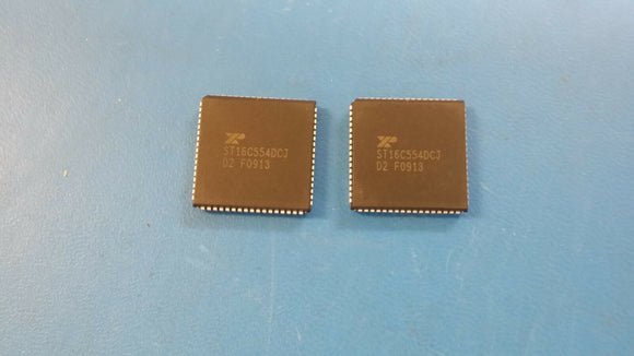 (1PC) ST16C554DCJ68 EXAR IC UART FIFO 16B QUAD 68PLCC