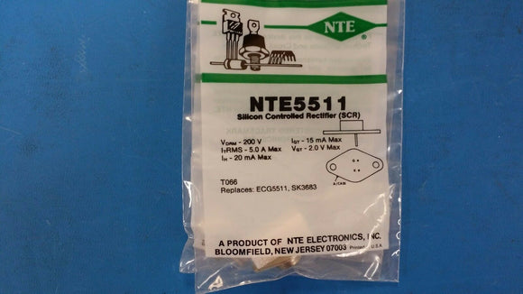 (1 PC) NTE5511, ECG5511, SK3683, Silicion Controlled Rectifier (SCR)