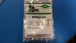 (2 PCS) NTE3020, ECG3020, SK2020, LED, Red