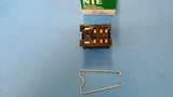 (1 PC) R95-111 NTE Conn Relay Socket SKT 8 POS Solder Lug ST Panel Mount