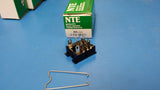 (1 PC) R95-111 NTE Conn Relay Socket SKT 8 POS Solder Lug ST Panel Mount