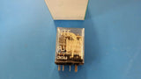 (1 PC) R12-17A3-24 NTE POWER RELAY 4PDT 24VAC 5A PLUG IN