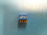 435640-2, Switch DIP SPST 4 Raised Rocker PC Pins 2.54mm Thru-Hole, TE/AMP