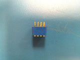 435640-2, Switch DIP SPST 4 Raised Rocker PC Pins 2.54mm Thru-Hole, TE/AMP