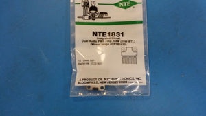(1 PC) NTE1831, ECG1831, IC, Dual Audio Power Amplifier, 5.8W (19W BTL)