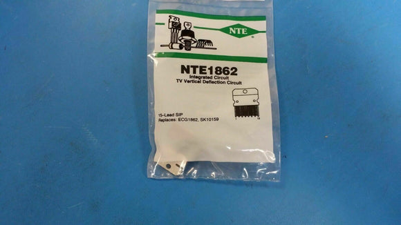 NTE1862, ECG1862, SK10159, IC, TV Vertrical Deflection Circuit