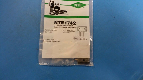 NTE1742, ECG1742, Integrated Circuit, TV Fixed Voltage Regulator