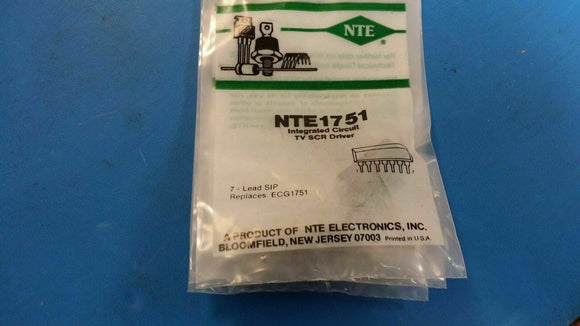 (1 PC) NTE1751, ECG1751, Integrated Circuit, TV SCR Driver