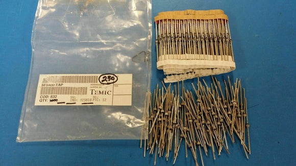 (10 PCS) VISHAY SF5400 Ultra-Fast Avalanche Sinterglass Diode 3A 50V SOD-64