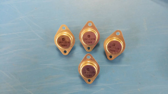 (1 PC) 2N1137B GENERAL INSTRUMENTS PNP POWER TRANSISTOR TO-3
