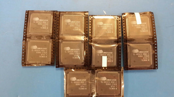(1 PC) CL-GD5424-80QC-C, Cirrus Logic, True Color VGA Controller with Local Bus