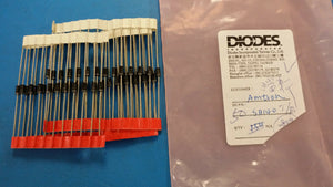 (25 PCS) SB140 DIODES INC Diode Schottky 40V 1A 2-Pin DO-41