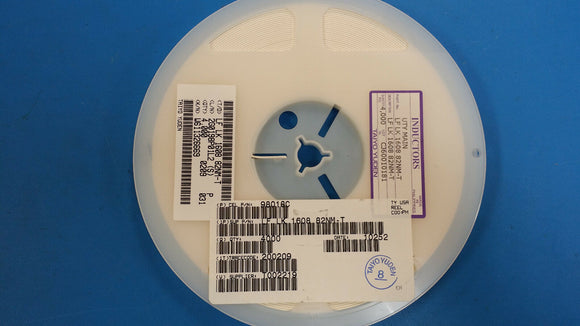 (20 PCS) LFLK160882NM-T 1 ELEMENT 0.082 uH FERRITE-CORE INDUCTOR SMD TAIYO YUDEN