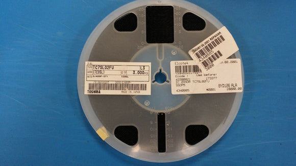 (100 PCS) TC7SL02FUTE85L TOSHIBA NOR Logic Gate 1-Element 2-IN CMOS 5Pin USV T/R