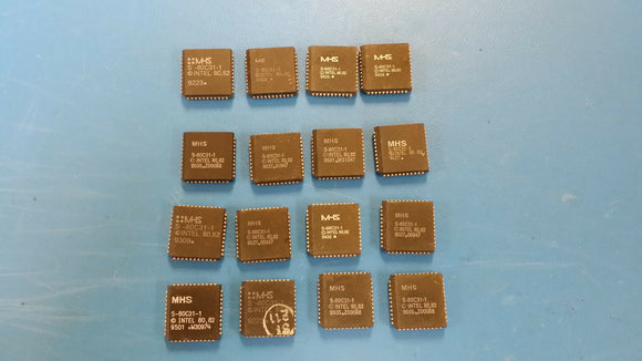 (2 PCS) S-80C31-1 MATRA HARRIS CMOS SINGLE CHIP 8-BIT MICROCONTROLLER 12 MHz