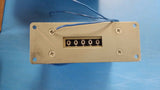 (1PC) 5-Y-8602-MF ELECTRIC COUNTER 115VAC 5DIGIT