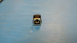 (8PC) Conn RJ-25 F 6 POS 2.54mm Solder RA Thru-Hole 6 Terminal 1 Port Tray Cat 3