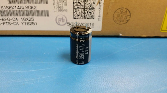 (10) 47uF 350V 20% 105C 16X25mm ALUMINUM LYTIC CAP RADIAL 660mA 10Kh(350BXA47M)