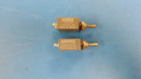 (2 PCS) M39019/1-12 Toggle Switch 50V .5 Current Two Contact