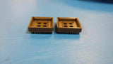 (5PCS) 84PIN PLCC SOCKET THRU HOLE CROSS TO 822473-7