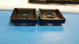(5PCS) 84PIN PLCC SOCKET THRU HOLE CROSS TO 822473-7