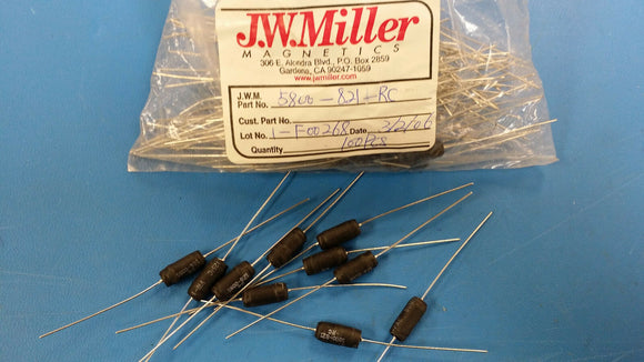 (10 PCS) 5800-821-RC JW MILLER Fixed Inductors 820uH 10%
