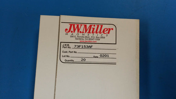 (10 PCS) 73F153AF JW MILLER Fixed Inductors 1500uH 5%, Obsolete