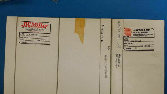 (10 PCS) 70F755AI JW MILLER RF Fixed Inductors 75uH 5%, Obsolete