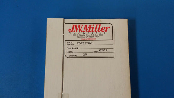 (10 PCS) 70F123AI JW MILLER RF Fixed Inductors 1200uH 5%, Obsolete
