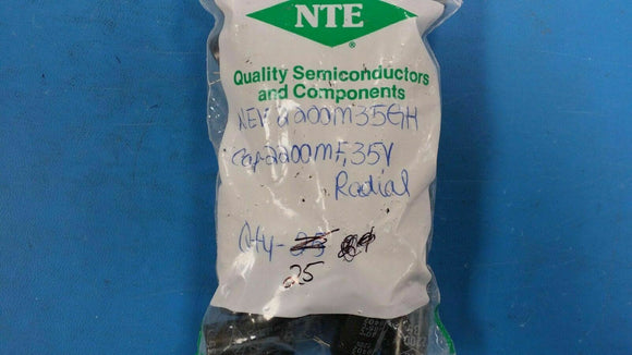 (2 PCS) NEV2200M35GH, Electrolytic Capacitor, 2200uF, 20%, 35V, 16mm, Radial