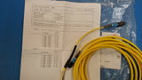 (1) AMP/TYCO 1457203-1 FIBER OPTICS CABLE CONNECTOR MPX (FEMALE) TO MPX (FEMALE)