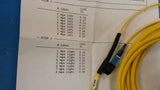 (1) AMP/TYCO 1457203-1 FIBER OPTICS CABLE CONNECTOR MPX (FEMALE) TO MPX (FEMALE)