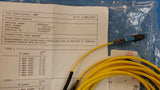 (1) AMP/TYCO 1457203-1 FIBER OPTICS CABLE CONNECTOR MPX (FEMALE) TO MPX (FEMALE)
