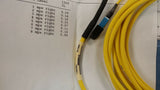 (1) AMP/TYCO 1457203-1 FIBER OPTICS CABLE CONNECTOR MPX (FEMALE) TO MPX (FEMALE)