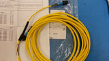 (1) AMP/TYCO 1457203-1 FIBER OPTICS CABLE CONNECTOR MPX (FEMALE) TO MPX (FEMALE)