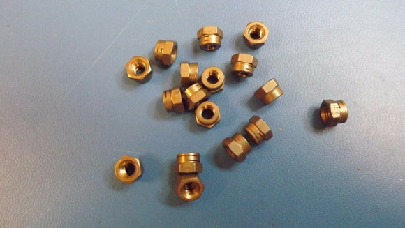 (10PCS) ESL050080ZEBT00 Metal Reusable Slotted Self-Locking Hexagon Nut NFE25411