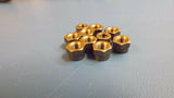 (10PCS) ESL050080ZEBT00 Metal Reusable Slotted Self-Locking Hexagon Nut NFE25411
