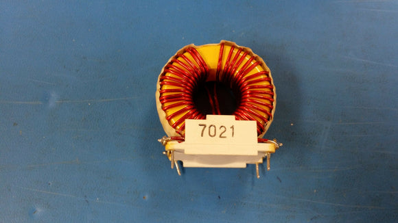 BOURNS 7021 Inductor Dual Line Toroid 62.5uH/31.75uH 15% 1KHz 8A 21mOhm DCR Pin