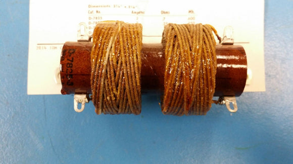 (1 PC) D-7825-3 JW MILLER DUAL LINE FILTER CHOKE 3 Amperes .25 Ohms .250mH