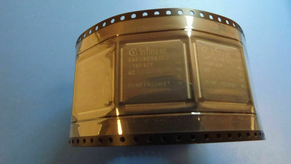 (1 PC) SAF-XC161CJ-16F40F INFINEON IC MCU 16BIT 128KB FLSH 144TQFP