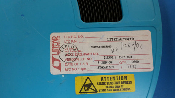 (25 PCS) LT1121ACS8 LIN TECH LDO Regulator Pos 3.75V to 30V 0.15A 8-Pin SOIC