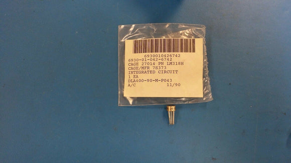 (1 PC) 6930-01-042-6742, LM318H, NSC, Integrated Circuit
