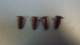 (50PCS) 0167-010-10 BLACK PLASTIC PUSH PIN RIVET