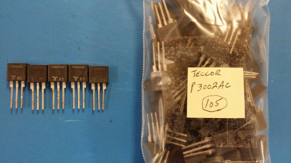 (10 PCS) P3002AC TECCOR Thyristor Surge Protection Devices 280V 50A 3-Pin TO-220