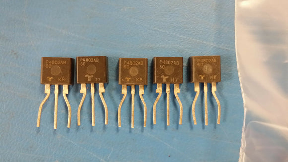 (20 PCS) P4802AB60 TECCOR 290V, 60A, SILICON SURGE PROTECTOR TO220