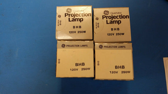 (1 PC) BHB 120V 250W PROJECTOR PROJECTION LAMP BY GE